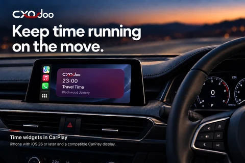 Keep time running on the move. Travel Time for Blackwood Joinery at 23 minutes.