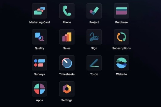 Odoo App Organiser product screenshot